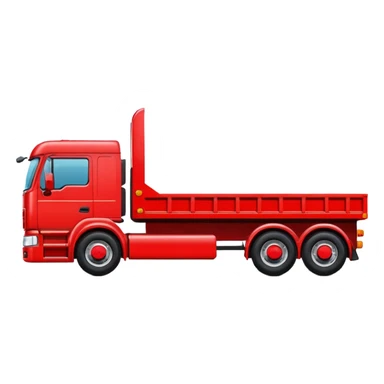flat bed semi trailer sticker