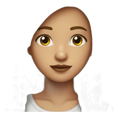 girl with piercing sticker