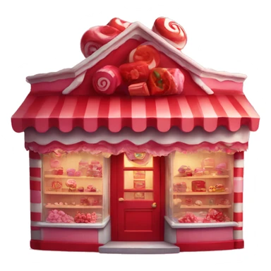 Red Candy shop sticker