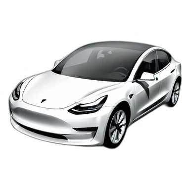 Tesla model 3 White sticker