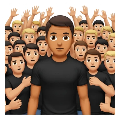 Guy in mosh pit sticker