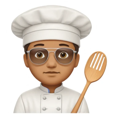 Chef with sunglasses sticker
