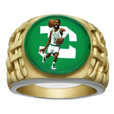 The Boston Celtics ring sticker