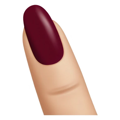 Burgundy nail color sticker