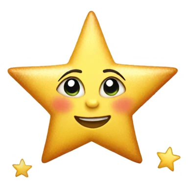 Star shape fairy sticker