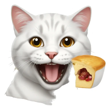 hungry cat meme portrait sticker