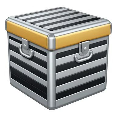 line pattened box sticker