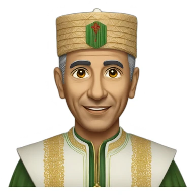 Hassan II du Maroc sticker