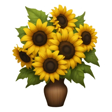  A bouquet of sunflowers sticker