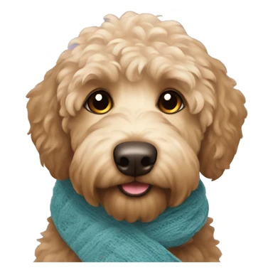labradoodle-in-the-scarf sticker