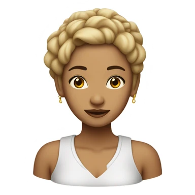 mujer morocha tez blanca sticker