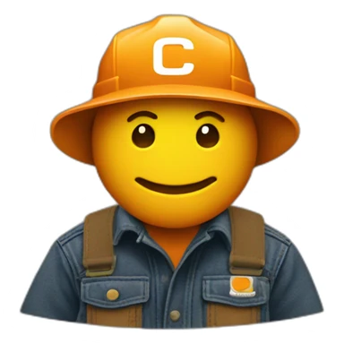Brand Carhartt logo sticker