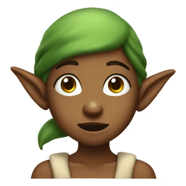 Itchy girl elf sticker