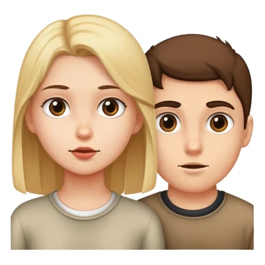 Girl stalking a boy sticker