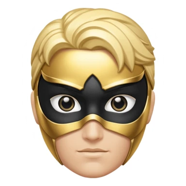 Un super héros qui portait une combinaison noir et argenté avec des symboles du temps dessus. Il a les yeux qui brillent en doré  sticker