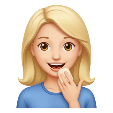 woman burping sticker