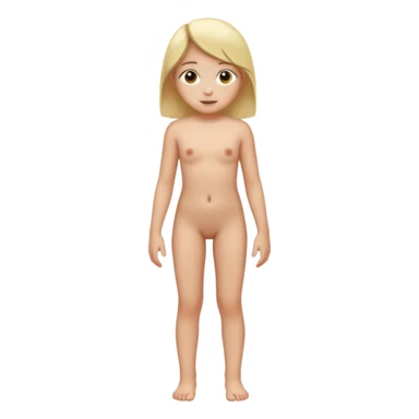 A18  Yo Girl in a 10 year old girls body standing naked sticker