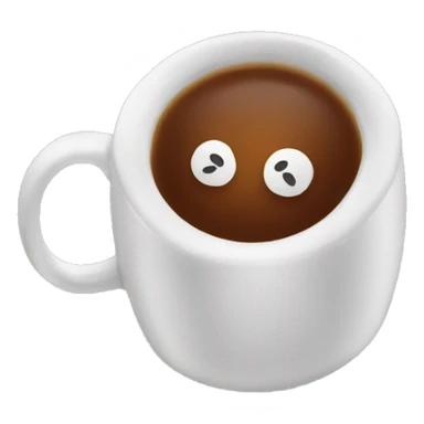 tea in a single cup sticker