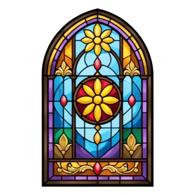 stained glasses  sticker