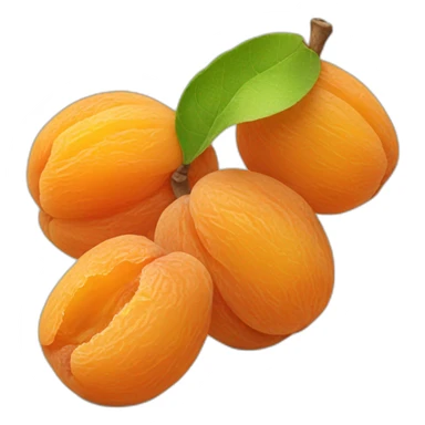 dried apricots sticker