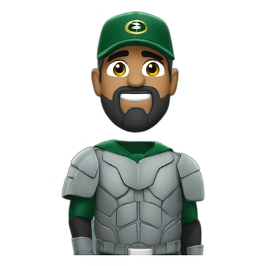 Babar Azam batman sticker