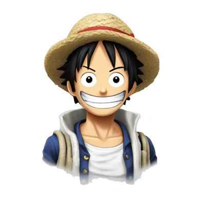 Luffy from One Piece in gear 5 sticker
