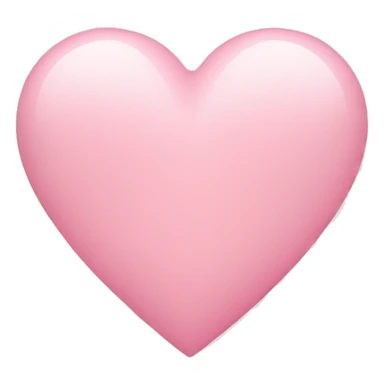 Light pink heart sticker