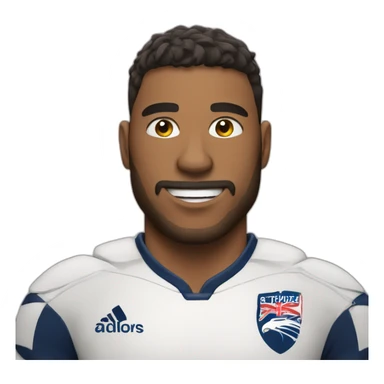 Joueur de rugby sticker