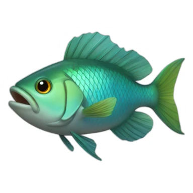 Fish influence sticker