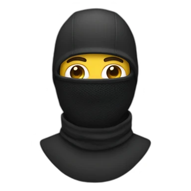 Balaclava man sticker