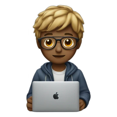 boy-with-macbook-and-glasses sticker