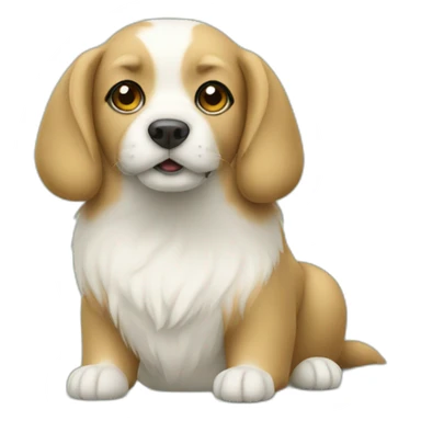 Dog wish tea  sticker