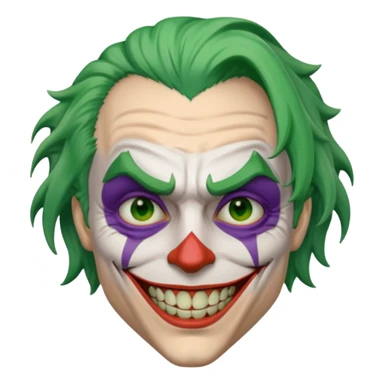 Make a meme that's goofy ass fuck like joker with one teeth low quality  sticker