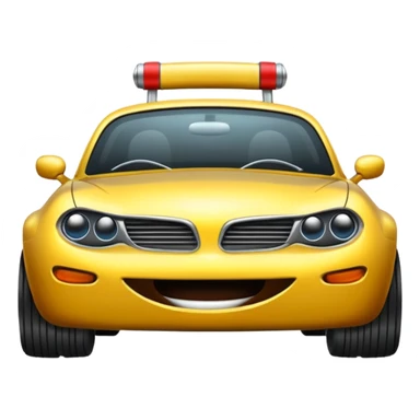 Coche con gagas sticker