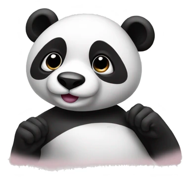 Panda off the zaza sticker