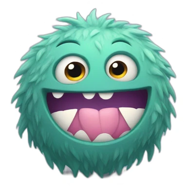 Snuggly monster  sticker