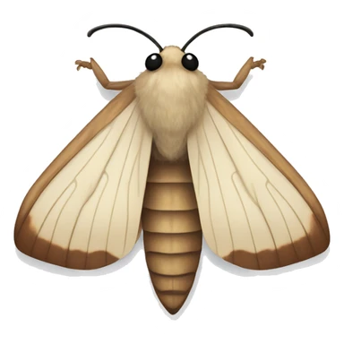Moth sticker