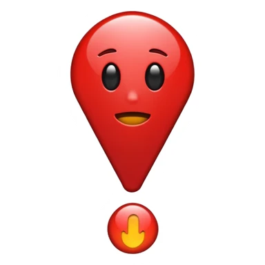 exclamation mark red sticker