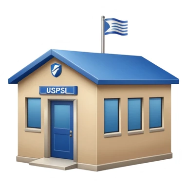 USPS post office sticker