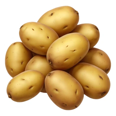 A potatoes swimming in potatoes sticker