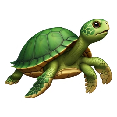 Turtle on his back sticker