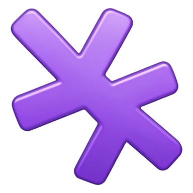 purple plus sticker