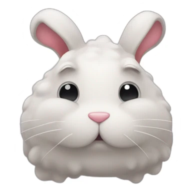 Lumpy bunny sticker