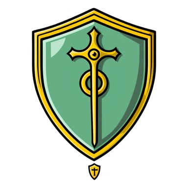 Anglo-Saxon shield sticker