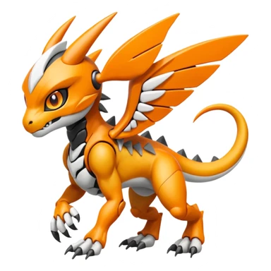 Meloetta-Wargreymon-Agumon-Pokémon-Digimon-Fakémon-fusion-hybrid-creature sticker