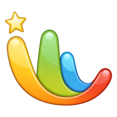 grafica de crecimiento sticker