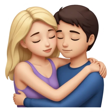 intimate moment between lovers sticker