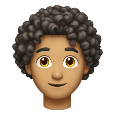 hot mexican guy with curly hair sticker