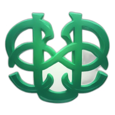 Alpha and omega logo sticker