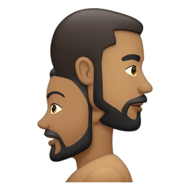 brown-man-with-a-smooth-black-hair-cut-fade-and-a-black-beard-kissing-a-white-woman-with-long-brown-waved-hair sticker